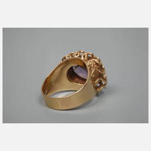 Damenring mit Amethyst