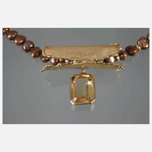 Designanhänger mit Citrin