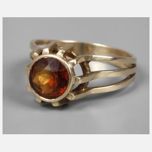 Damenring mit Citrin