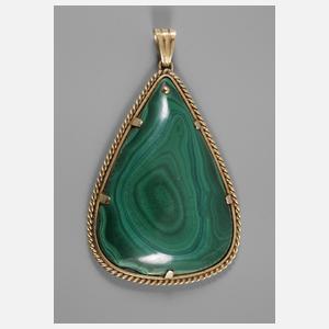 Großer Malachit-Anhänger