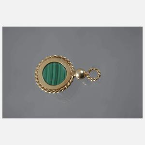 Anhänger mit Malachit