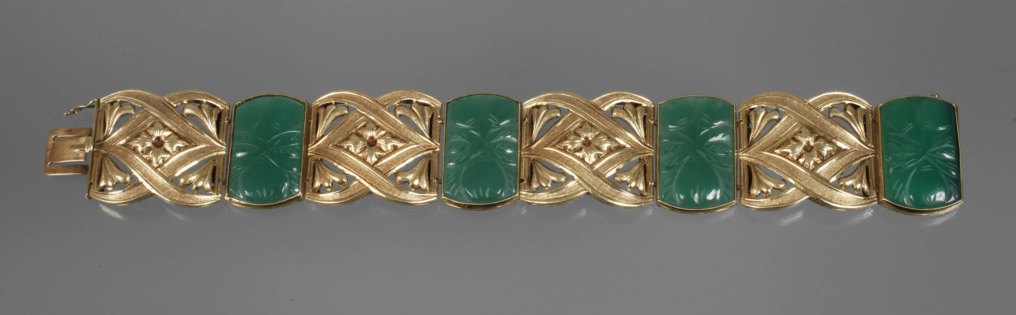 Armband mit Chrysoprasen