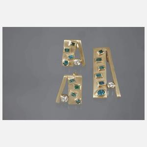 Schmuckset mit Steinbesatz