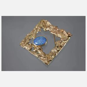 Brosche mit Edelopal