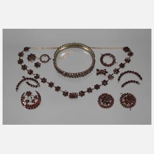 Konvolut Granatschmuck