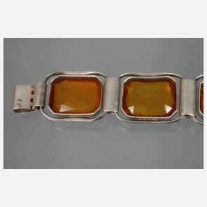 Armband mit Bernsteinen