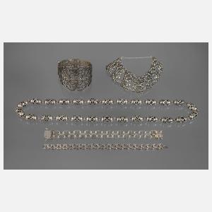 Konvolut Silberschmuck
