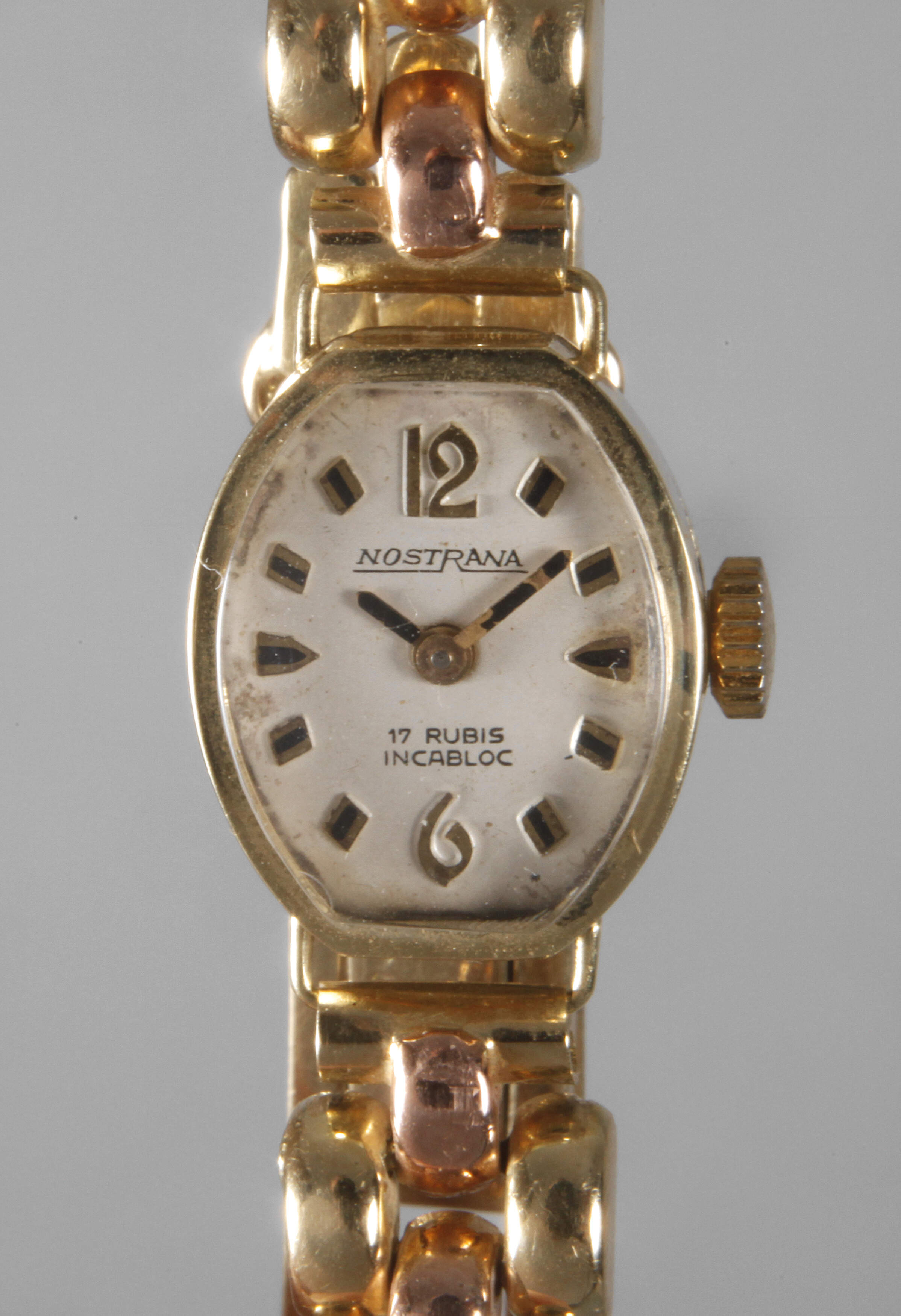 Nostrana Damenarmbanduhr Gold