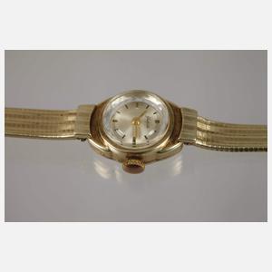 Damenuhr Glashütte Gold