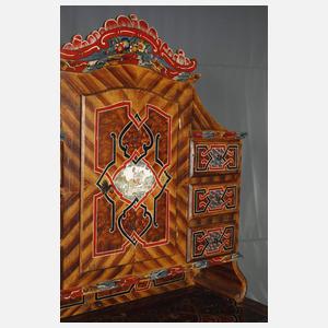 Bäuerliche Aufsatzkommode barock