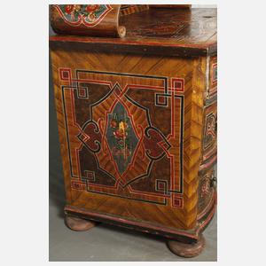 Bäuerliche Aufsatzkommode barock