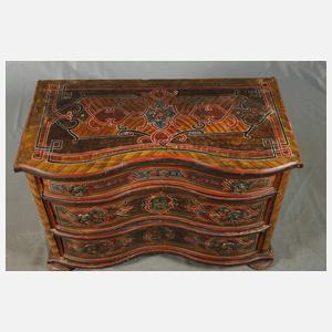 Bäuerliche Aufsatzkommode barock