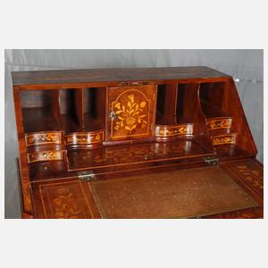 Intarsierter Schrägklappensekretär