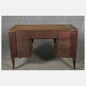 Schreibtisch mit Vitrinenaufsatz Louis Seize