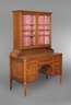 Schreibtisch mit Vitrinenaufsatz Louis Seize