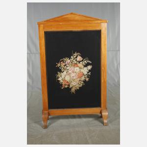 Feiner Biedermeier-Stellschirm