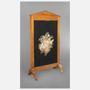 Feiner Biedermeier-Stellschirm