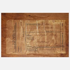 Paar große Eckvitrinen