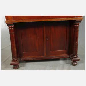 Säulenkommode mit Aufsatz