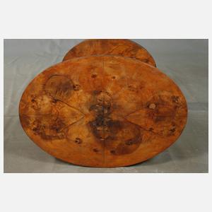 Ovaler Beistelltisch Biedermeier