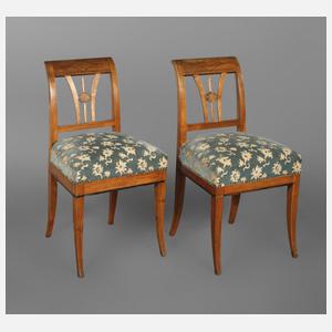 Paar Biedermeierstühle