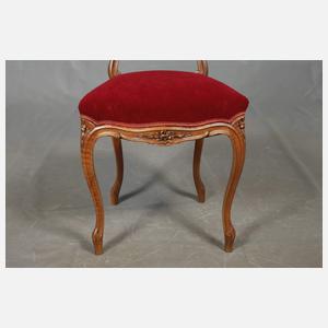 Paar Stühle Neorokoko