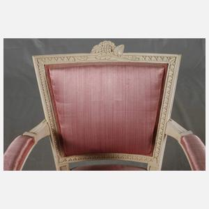 Paar klassizistische Armlehnsessel