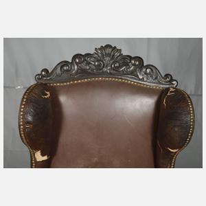 Ohrenbackensessel Neorenaissance