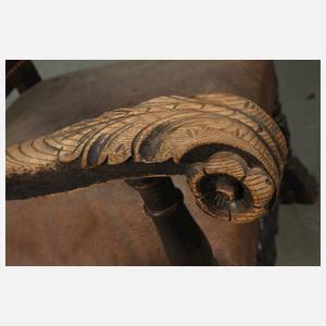 Ohrenbackensessel Neorenaissance