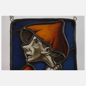 Kleines Bleiglasfenster