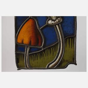 Kleines Bleiglasfenster