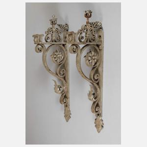 Zwei Wandkonsolen Historismus