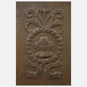 Klassizistische Ofenplatte