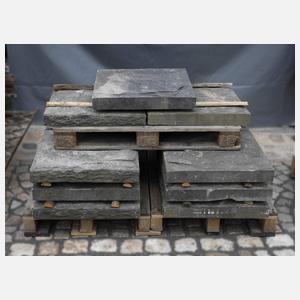 15 quadratische Platten