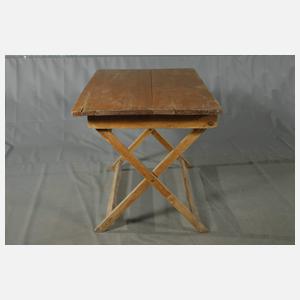 Paar Gartenbänke mit Armlehnen