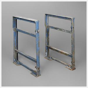 Paar Industrie-Tischkonsolen