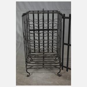 Kleiner Weinkäfig mit Marmorplatte