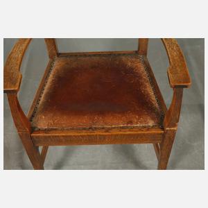 Schreibtisch und Sessel Richard Riemerschmid