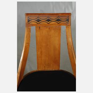 Vier Stühle Jugendstil