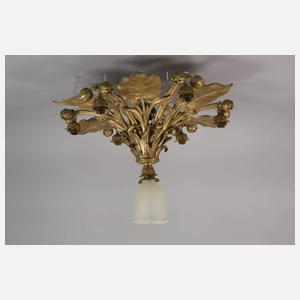 Florale Deckenlampe