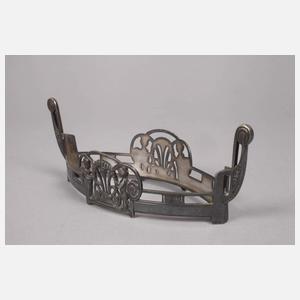 WMF Geislingen kleine Jardiniere mit Glaseinsatz