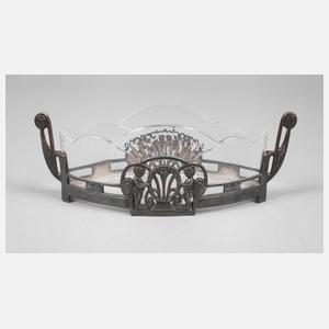 WMF Geislingen kleine Jardiniere mit Glaseinsatz