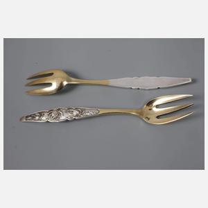 Silber zwölf Dessertgabeln