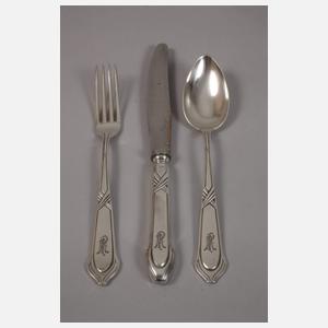 Großes Besteckset Carl Zeller im Holzkasten