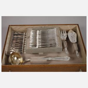 Großes Besteckset Carl Zeller im Holzkasten