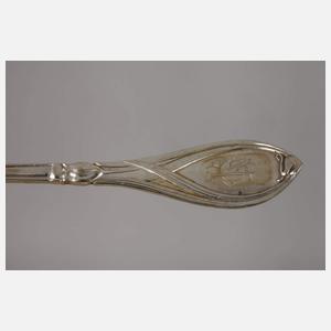 Silber Jugendstilbesteck für sechs Personen