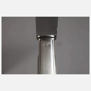 Sechs Speisemesser Joseph Maria Olbrich