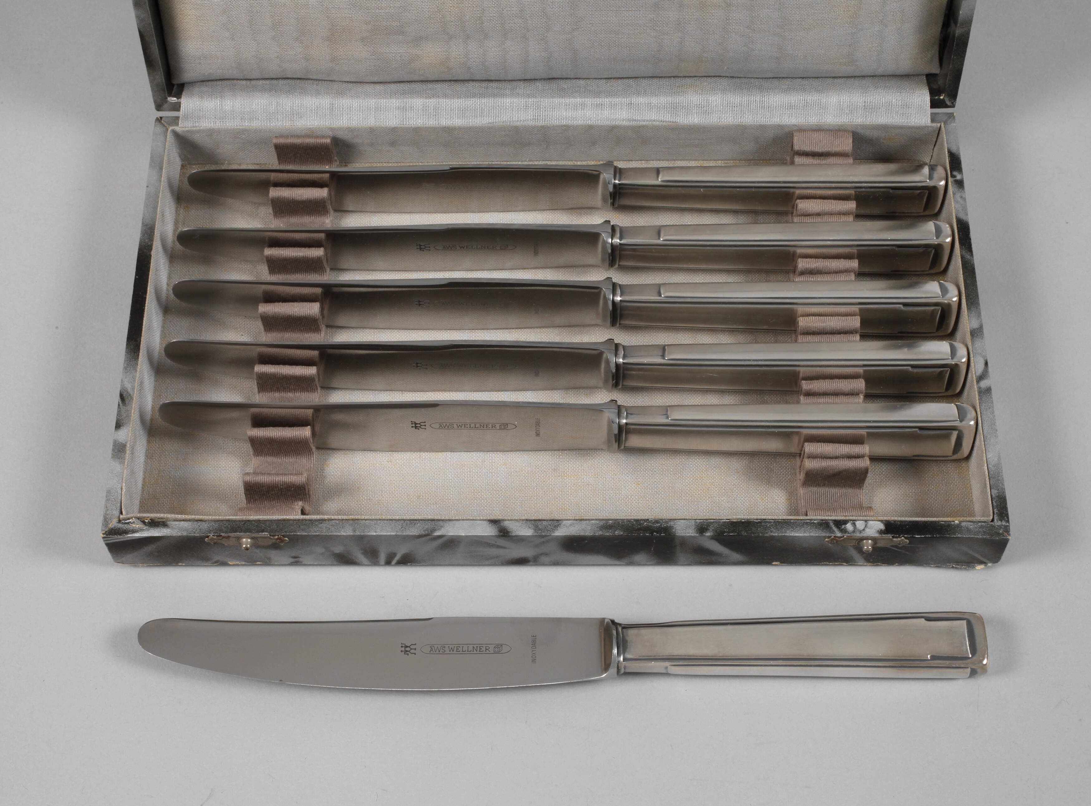 Sechs Speisemesser Joseph Maria Olbrich