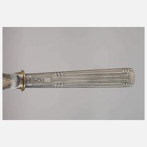 Joseph Maria Olbrich seltenes Fischvorlegemesser