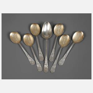 Silber Eisbesteck Jugendstil